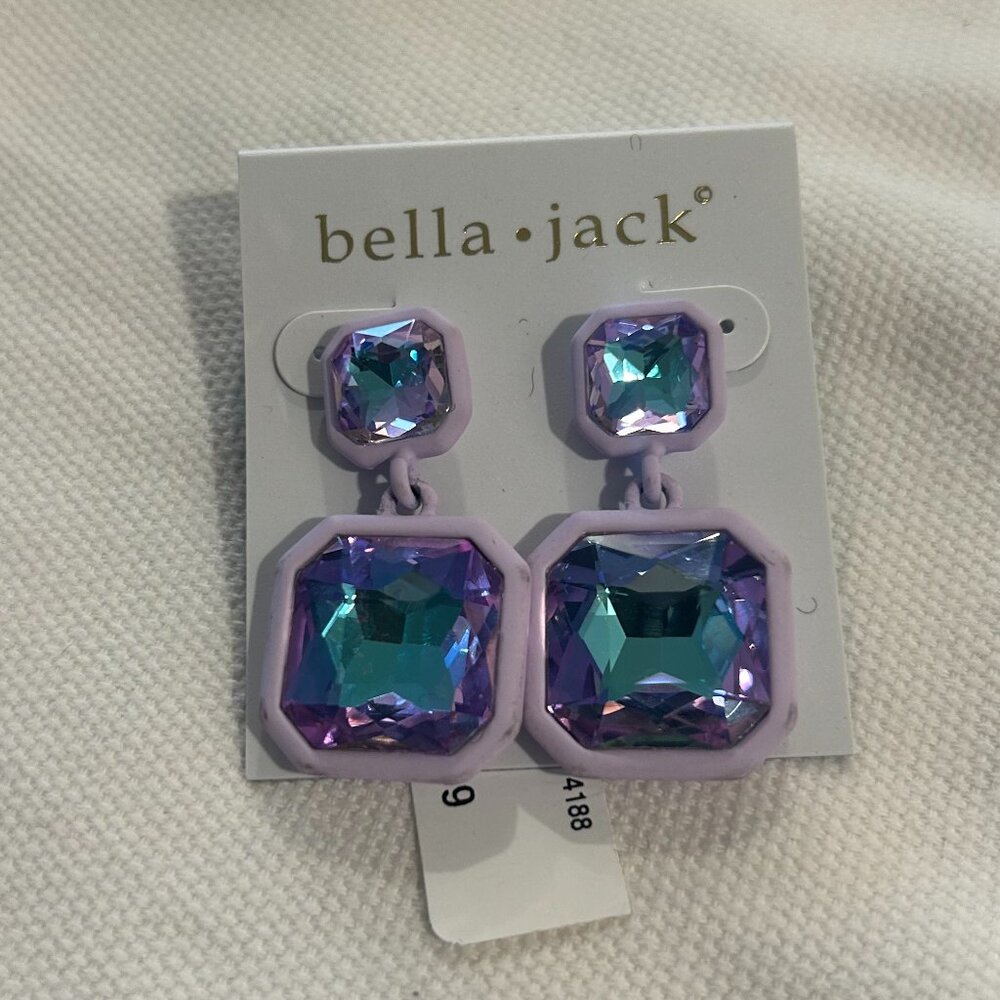 Bella Jack Preppy Costume Jewlery Earrings